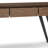 Lowry 60"W Solid Wood Modern Industrial Storage Console Table with 3 Storage Drawers and Metal Legs-810396083