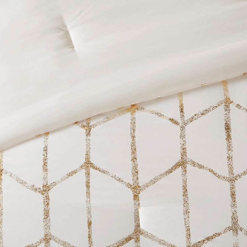 Ensemble d'édredon simple / simple TG, Gold