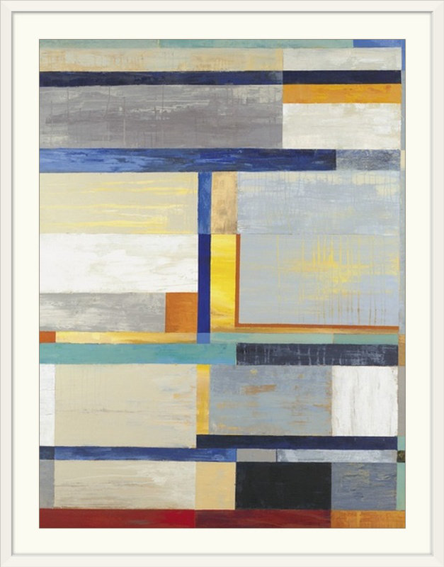 «Brody-Lee Retro Spectrum» par Liz Jardine, reproduction d'art, H 48 po x l 36 po, Toile