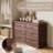 RosaRio Horizontal Farmhouse Dresser With 6 Spacious Storage Drawers & Richly Rustic Aesthetic-295159846