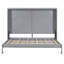 Lit escamotable Murphy, conception peu encombrante avec support de matelas confortable pour les salles polyvalentes