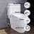 Elongated Hand Held Bidet with Faucet