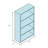 Flip Flop High Folding, No Tools Assembly, Solid, Wood Bookcase-787470447-690265968