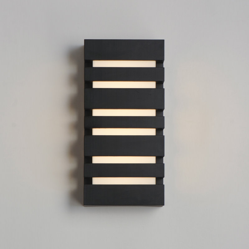 Keyes-Outdoor Wall Mount, 14" H x 6.75" W x 4" D