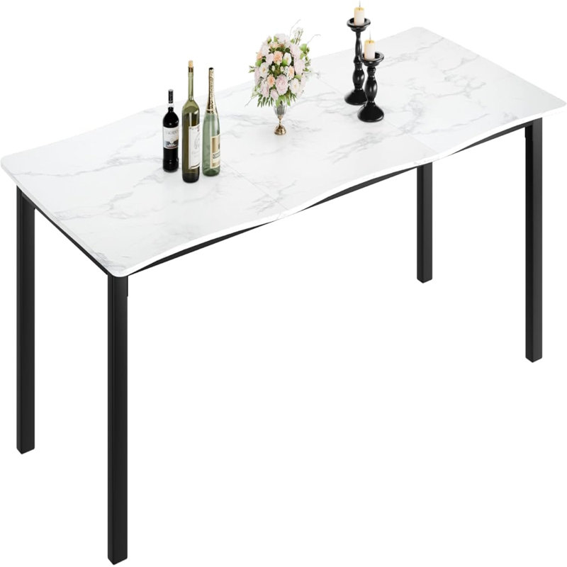 Extendable Dining Table, White