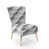 Abstract Gray Polyester Blend 6 selected