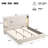 Upholstered Bed Frame with High Wingback Headboard,Reading Lamp and USB port-1573221752