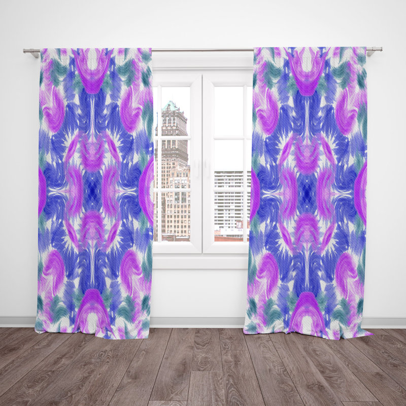 Semi Sheer Curtain Pair, 20" W x 52" L