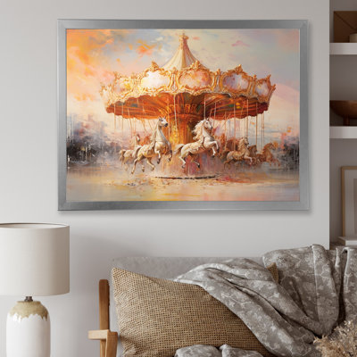 " Carousel In Sunset Charm I "