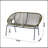 CONDESSA OUTDOOR PATIO GREEN WICKER LOVESEAT-20005221