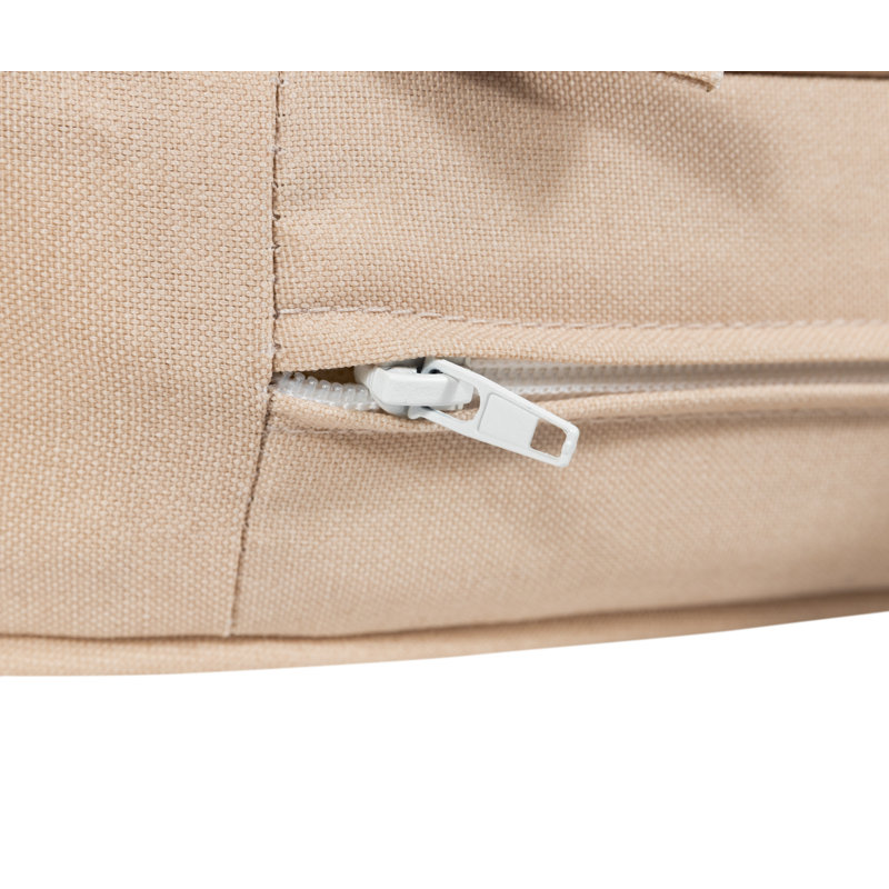 Outdoor Square Pillow Cover & Insert, Champagne