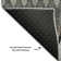 Premium Machine Washable Prisco Black Rug