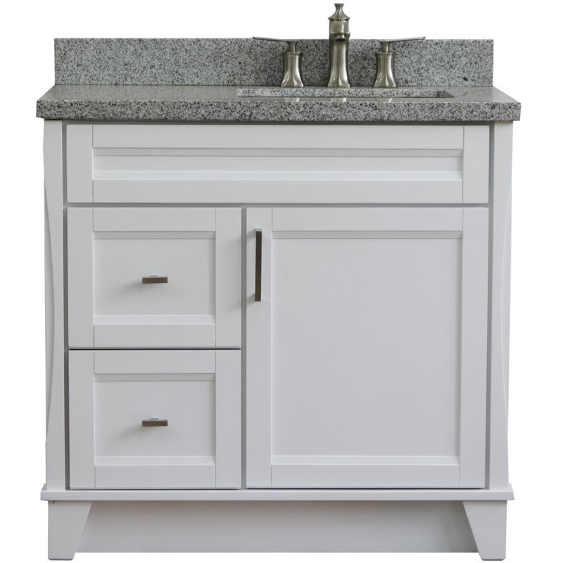 Ensemble de meuble-lavabo simple 37 po Sophina, Gris
