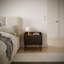 Tovi bedside table single door 50 cm white Lindberg oak-32658766