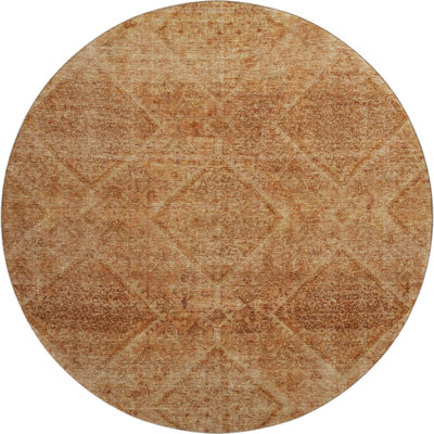 Premium Machine Washable Mayfield AMF2060 Geometric Rug