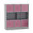 Grey/Pastel Pink