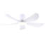 Ventilateur de plafond encastré à profil bas 32/36/46/52 po avec éclairage et télécommande-649039910-649039931