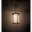 Luminaire suspendu cylindrique unique à 4 lumières