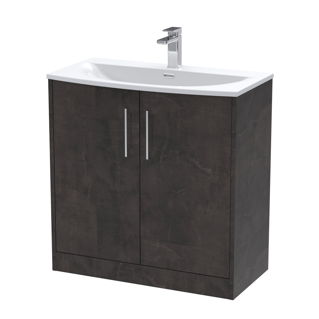 Juno 800mm Single Bathroom Vanity with Integrated Vitreous China Basin