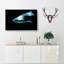 Shark In The Shadows - Wrapped Canvas-55339094
