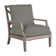 Chaise longue d'extérieur en teck Haley