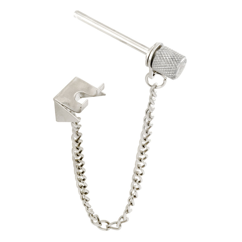 Goupille de verrouillage de la fenêtre principale Prime-Line, 1-5 / 16 po, finition aluminium