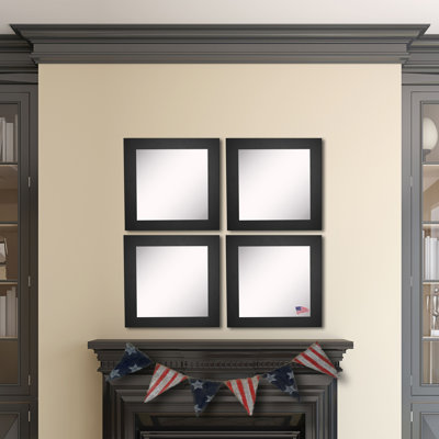 Ensemble de miroirs muraux 4 pièces Dematteo