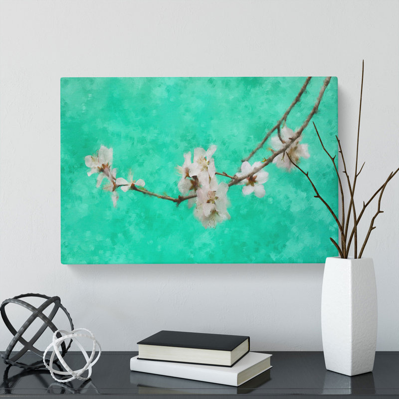White Cherry Blossom Vol.2 - Wrapped Canvas, 50cm H x 76cm W x 3cm D