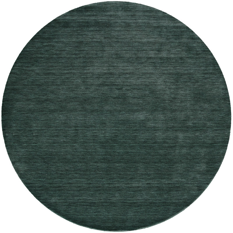 Alham Modern Solid, Green, Round 10'
