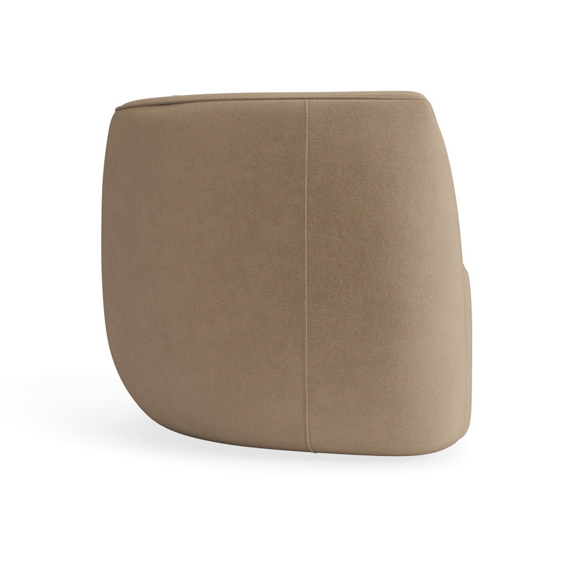 MTO - Council Swivel Lounge Chair, Otter Velvet