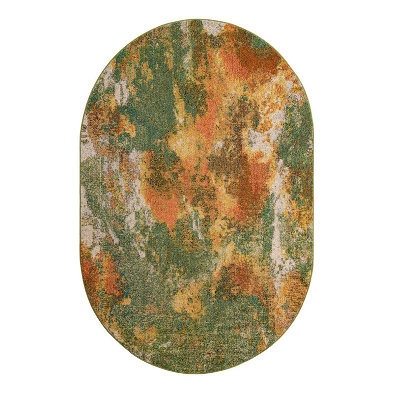 Tapis Wrought Studio Ansela, Ovale 4 pi 1 po x 6 pi 1 po