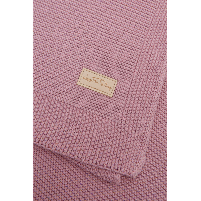 Cotton Baby Blanket, Dusty Pink