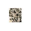 Décoration murale en toile beige et gris anthracite hibou 24 x 18 po