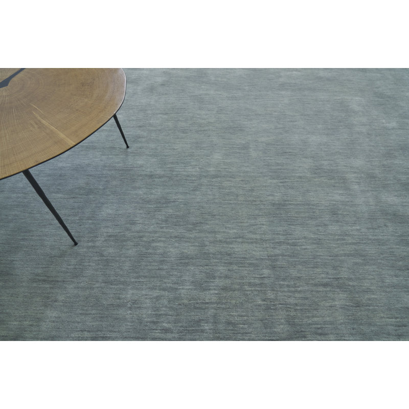 Dove Wool Area Rug in Slate, Rectangle 8' x 10'