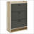 Grey 3-Tier Engineered Wood Shoe Cabinet-27802322