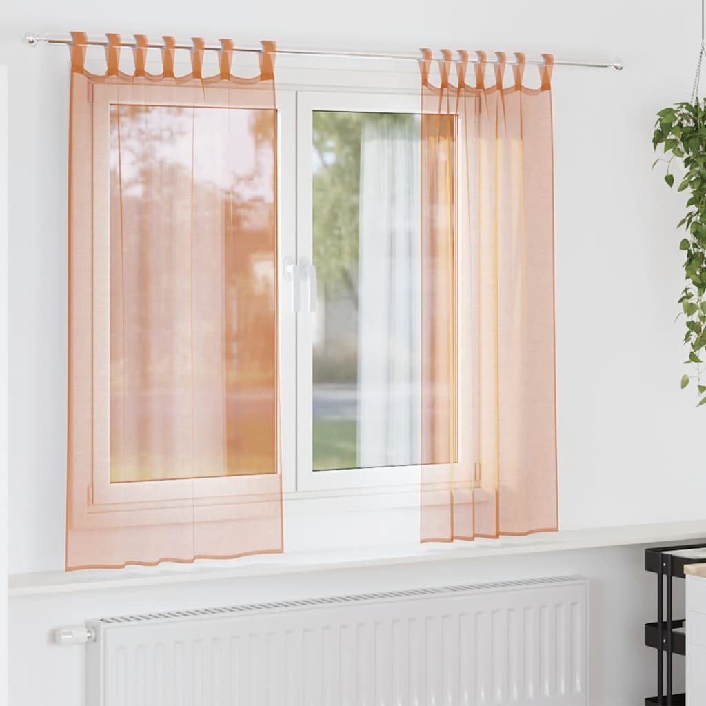 Semi Sheer Curtain Pair