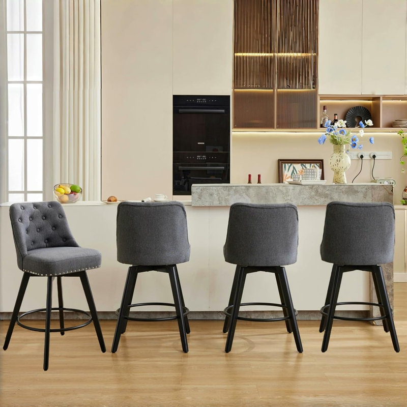 Upholstered Swivel Accent Chair