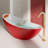 62.99'' x 31.5'' Freestanding Soaking Acrylic Bathtub-98912509
