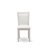 Kitchen Table Set -a Wood Dining Table and Parson Chairs - Wire Brushed Linen White Finish-1549020527-1549020524