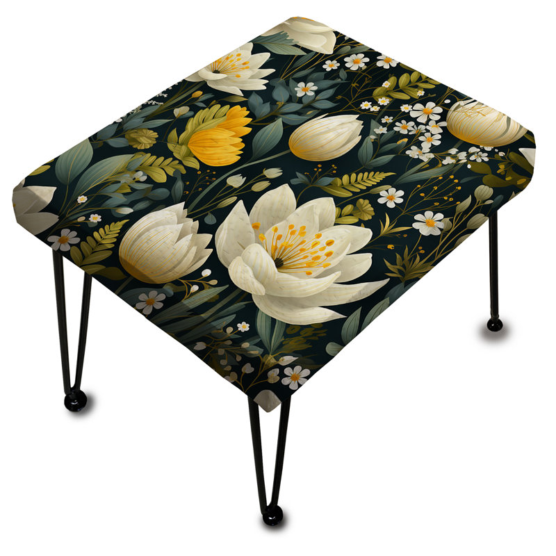 Boho Botanicals Garden - Botanical Rectangle Ottoman