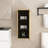 Natural Oak Bathroom Floating Side Cabinet