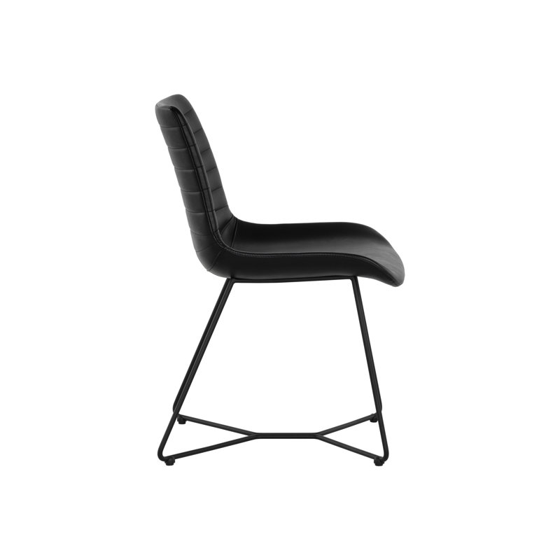 Ayleen Upholstered Dining Chair, Black