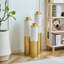 Vase de plancher en métal, ensemble 3 pièces