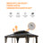 SeeHill Hardtop Gazebo, Outdoor Patio Gazebo, Aluminum Frame Patio Hardtop Gazebos with Netting and Curtain, Outdoor Patio Pergola with Double Steel Roofs for Deck, Lawns, Garden-113380075-113380074