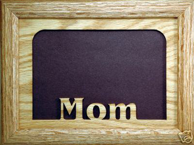 Oak Solid Wood Picture Frame with Mat