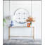 Miroir mural rond en verre antique D36