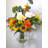 Sunflower and Rose Mixed Arrangement in Vase