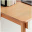 Bureau d'ordinateur en bois massif - bureau de 47 po avec 2 tiroirs, table de style PC simple et moderne