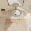 Meuble-lavabo mural simple avec plateau en céramique 29,53 po soudan