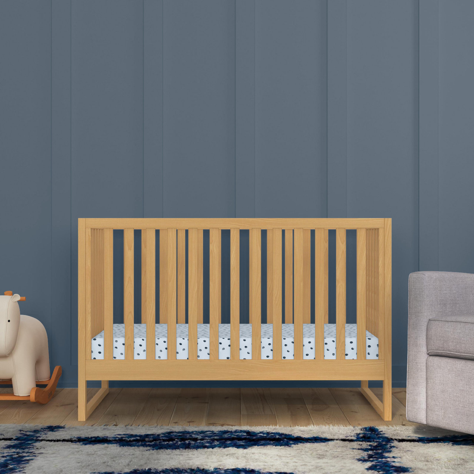 Hunter Pine 3-in-1 Convertible Crib, Honey